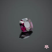 NATURAL RHODOLITE GARNET | 2.96 CT | RED | CUSHION