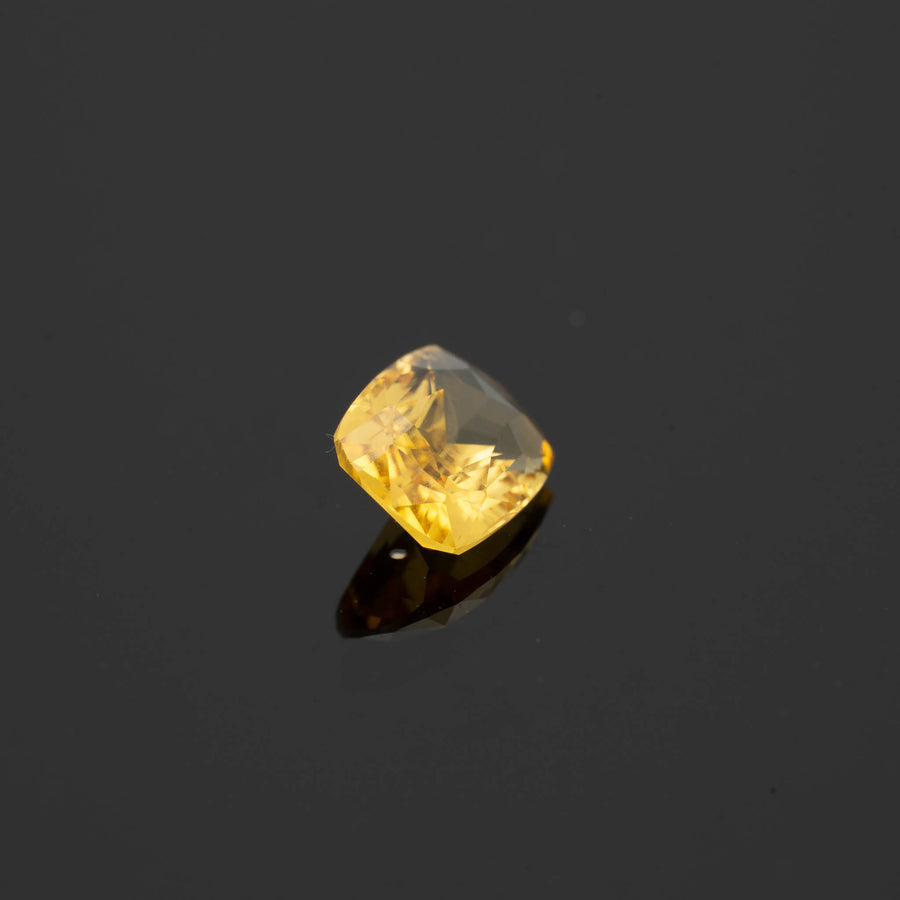 NATURAL CEYLON SAPPHIRE | 1.05 CT | CANARY YELLOW | CUSHION