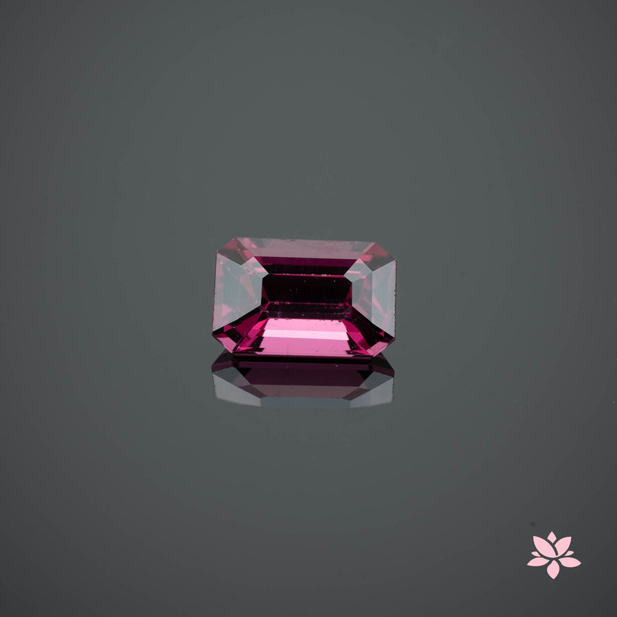 NATURAL RHODOLITE GARNET | 2.78 CT | PINK RED | OCTAGONAL
