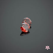 NATURAL ALMANDINE GARNET PAIR | 2.14 CT | ORANGISH RED | ROUND