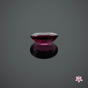 NATURAL RHODOLITE GARNET | 2.69 CT | PURPLE RED | OVAL