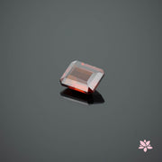 NATURAL HESSONITE GARNET | 4.36 CT | RED ORANGE | OCTAGONAL