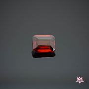 NATURAL HESSONITE GARNET | 4.36 CT | RED ORANGE | OCTAGONAL