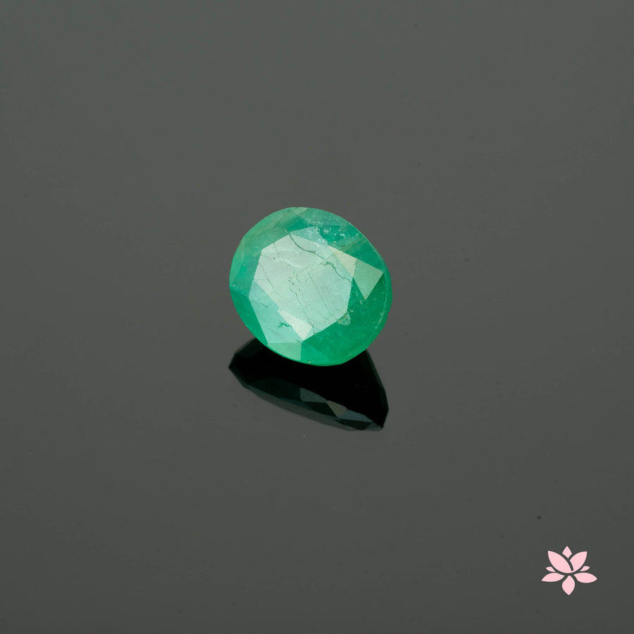 NATURAL ZAMBIAN EMERALD | 6.33 CT | GREEN | OVAL