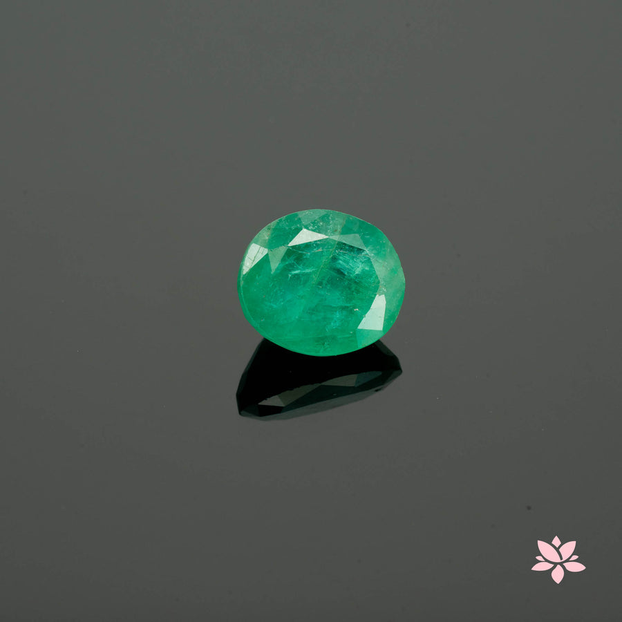 NATURAL ZAMBIAN EMERALD | 6.33 CT | GREEN | OVAL